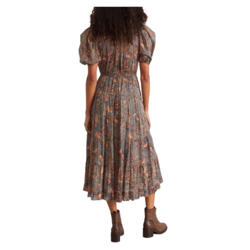 ULLA JOHNSON AVA Midi Dress Sz 2 - Picture 4 of 5